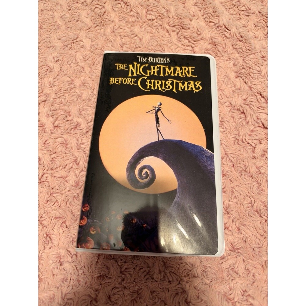 Disney Tim Burton The Nightmare Before Christmas Home Video VHS Tape Journal NBC
